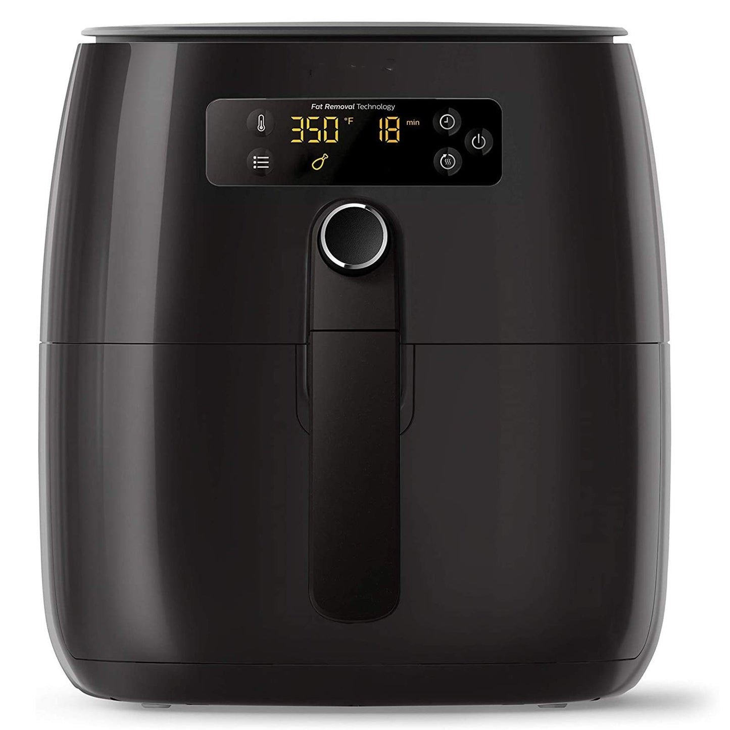 **AJIEYMXD Digitaler Airfryer Ofen | Touchscreen, Flachkorb, Twin-Turbostar-Technologie, ölfreies Kochen, Schwarz**